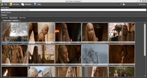 Setting keyword tags to a video or to a specific time in the video