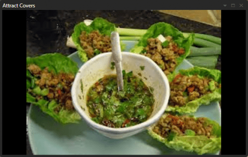 Attract companion image showing one of the dishes.