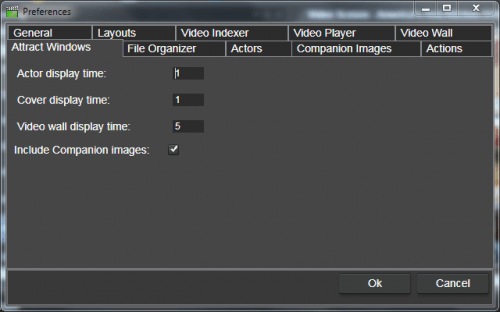 Support for setting up different layouts and switching between them.