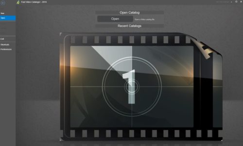An improved user interface in fast video cataloger 6