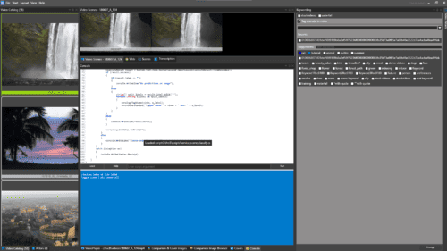 running video classify script