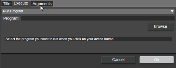 Edit the Execute tab